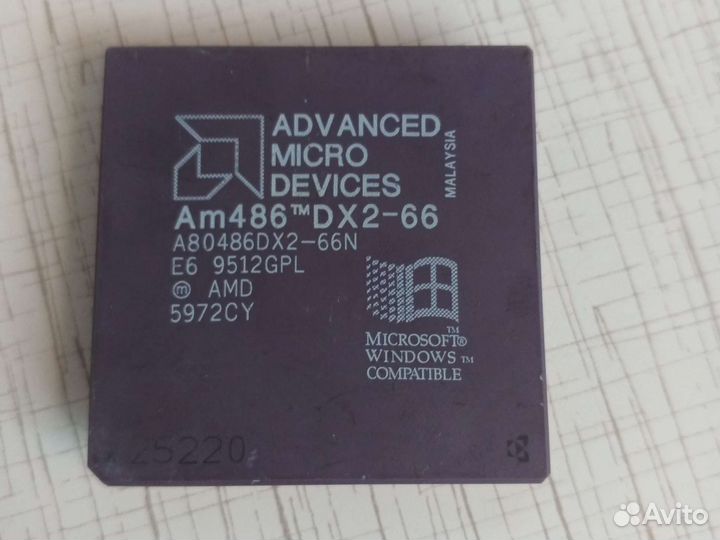 Процессор Intel A80486 DX2-66 (SX911)