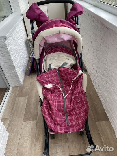 Детские санки коляска nika 7-4