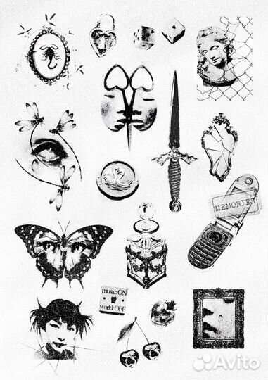 Модели на винтажные эскизы