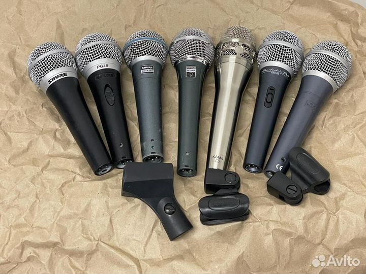 Проводные микрофоны для вокала XLR