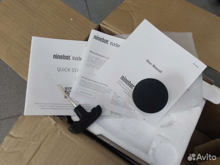 Электросамокат ninebot kickscooter es