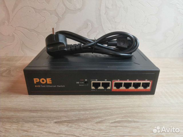 Poe коммутатор,6-10 портов, switch, свитч, пое