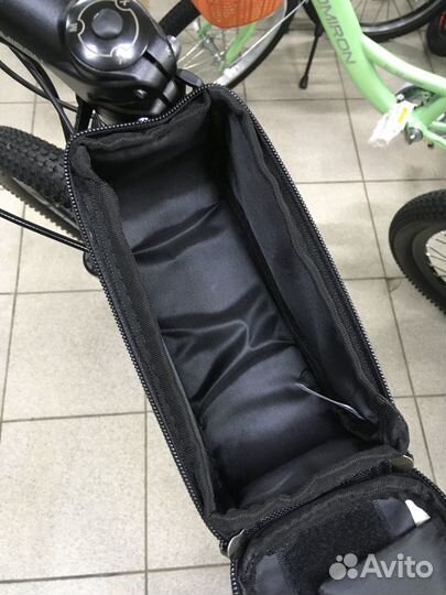 Сумка велосипедная на раму B-soul MiniBo Черн. зел