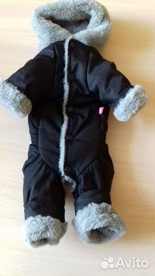 Зимний комбинезон для собаки р.S/М