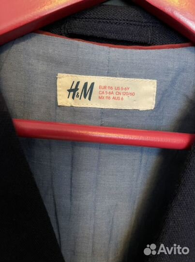 Пиджак H&M для мальчика 116