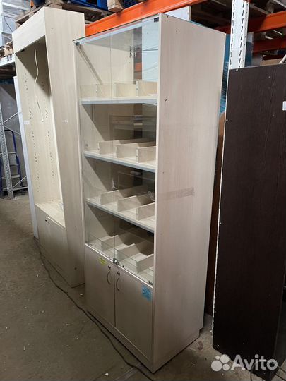 Стойка витрина стекло лдсп бук 100/50/200