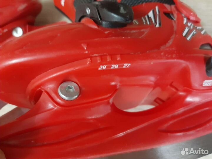 Коньки детские раздвижные 27-30