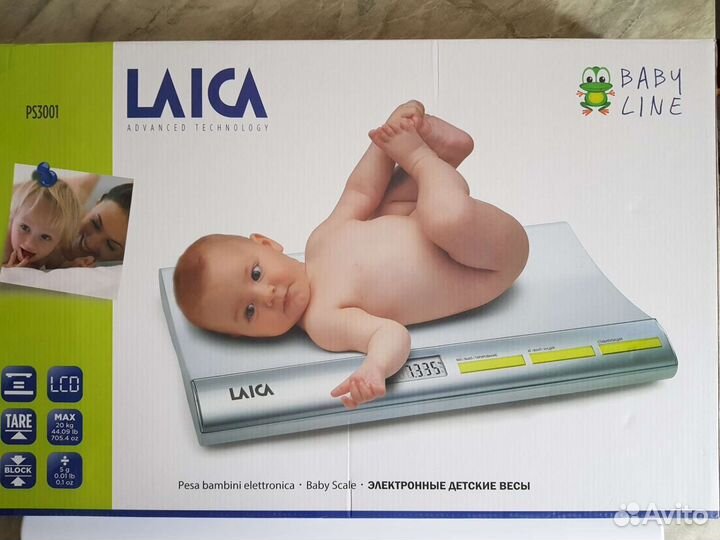 Весы для новорождённых Laica