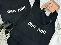 Майка топ Miu Miu