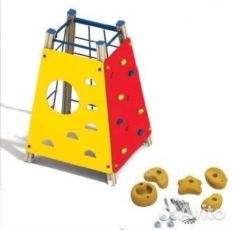 6128 Гимнастическая конструкция с альпинистскими з