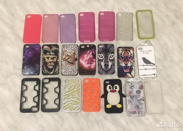 Чехлы новые на Apple iPhone 4/4s 5,5s