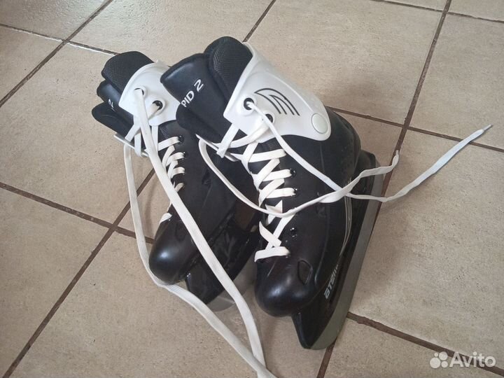 Коньки хоккейные atemi rapid 2