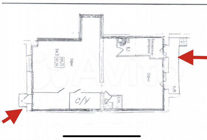 Свободного назначения, 97 м²