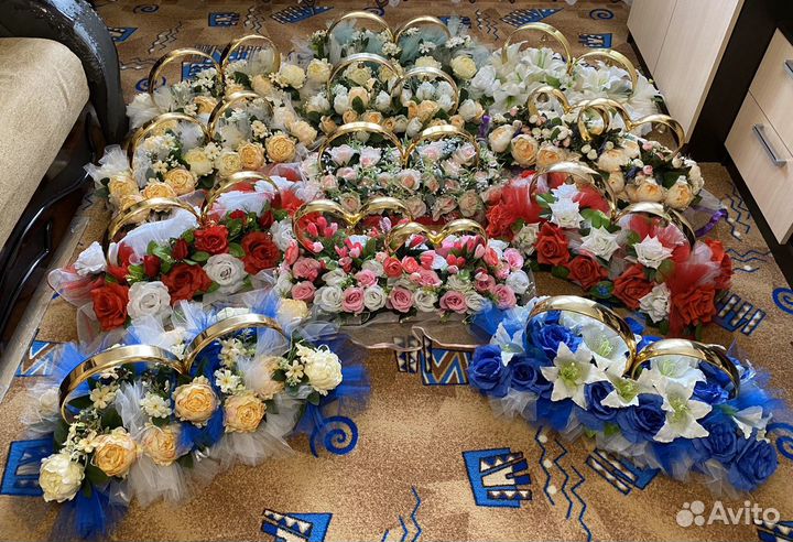 Свадебные кольца на авто