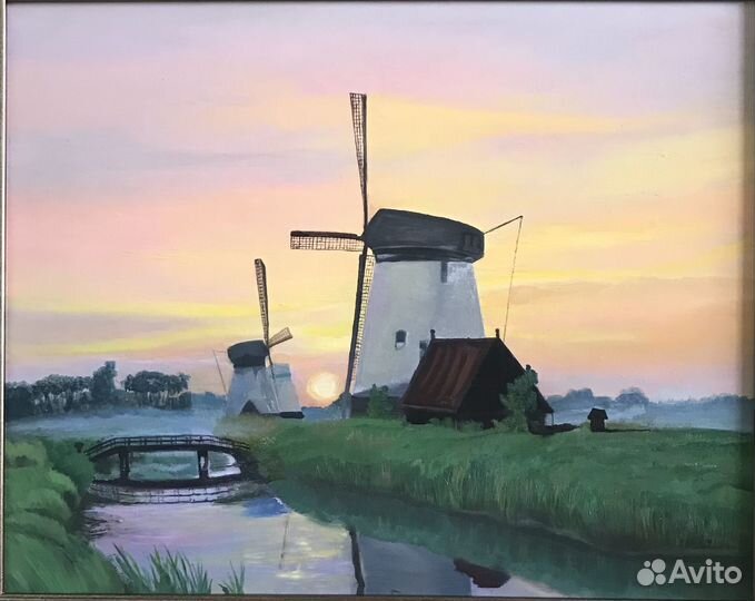 Картина маслом на холсте 