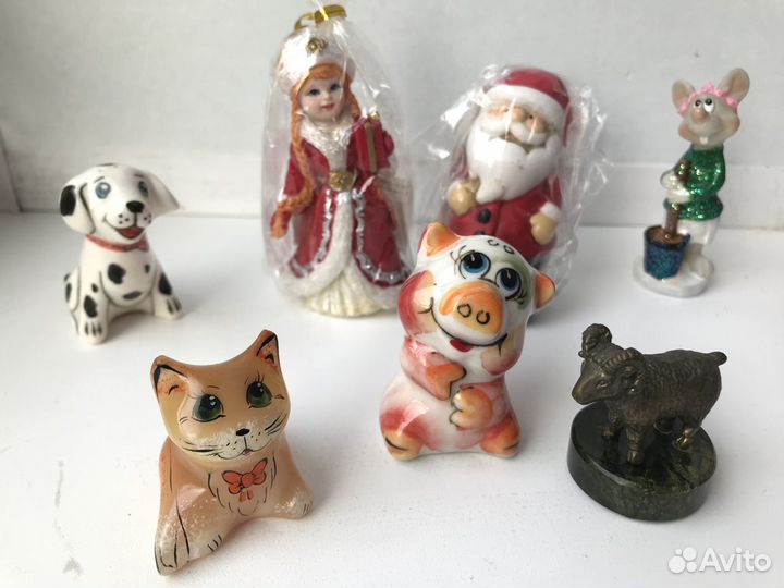 Фигурки статуэтки гжель и другие