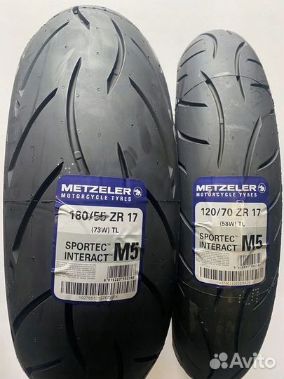 Резина на мотоцикл 120 70 17 Metzeler M5