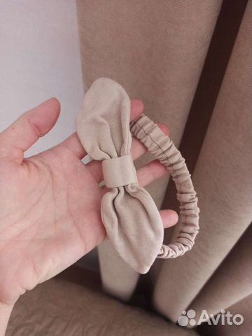 Новая трикотажная повязка для новорожденной