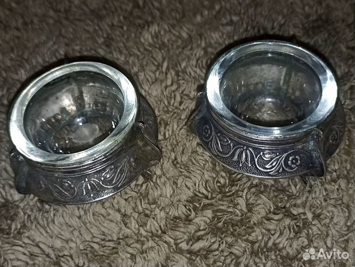 Солонка мельхиор пара