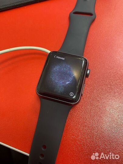 Умные часы Apple Watch Series 3 (42mm) акб 85 иш1