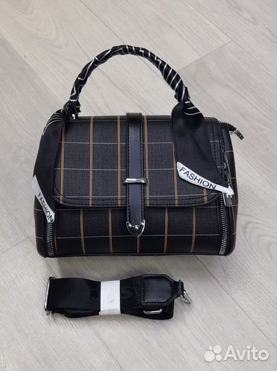 Сумка женская тоут чёрная