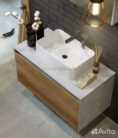 Aqwella Mobi MOB0110DB Подвесная тумба под раковину 100