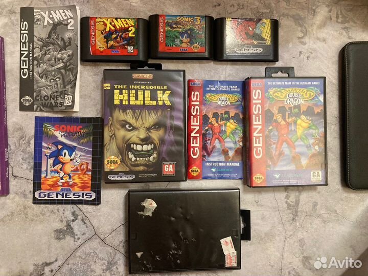 Sega genesis постеры рег карты игры