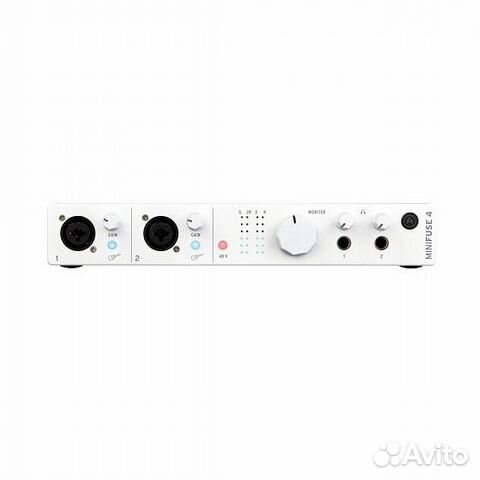USB аудиоинтерфейс Arturia MiniFuse 4 White