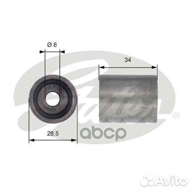 Ролик обводной ремня грм T42139 Gates