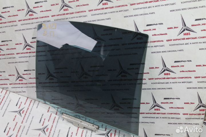 Стекло двери зп W210 Mercedes синее