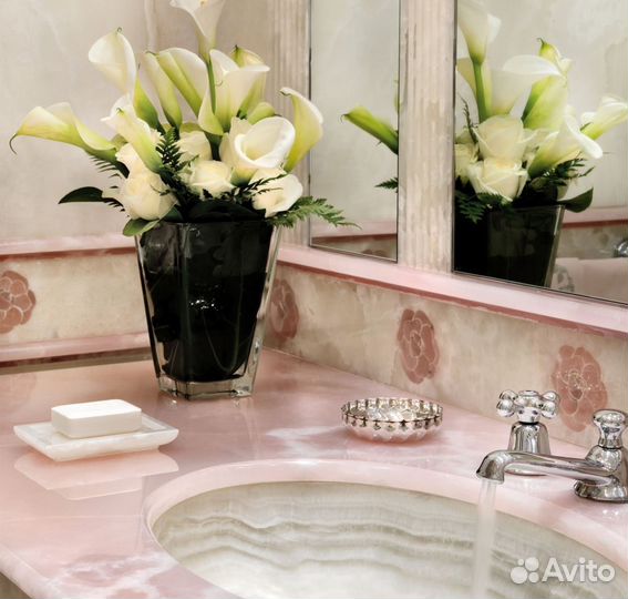 Оникс. Столешница. Декор на стену. Панно. Onyx