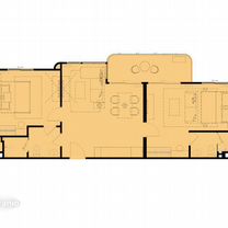 3-к. квартира, 69 м² (Таиланд)