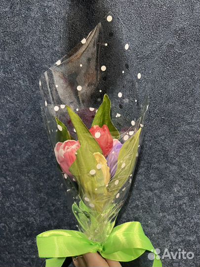 Мыльные букеты (тюльпаны)