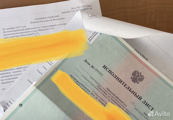 Помощь в взыскании долгов/аллиментов