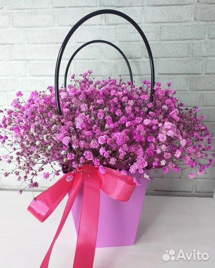 Букет из гипсофилы