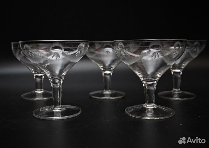 Фужеры- креманки. Европа. Модерн