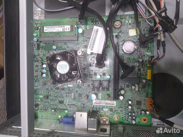 Продам мат.плату с цпу