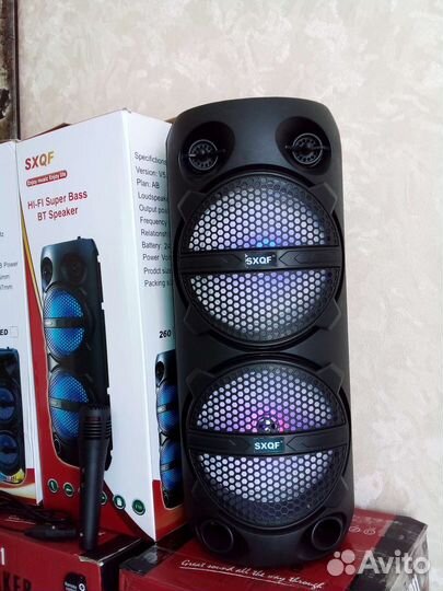 Портативная блютуз колонка