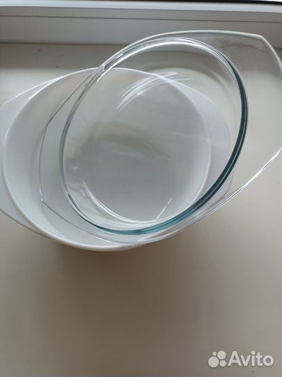 Кастрюля керамическая с стеклянной крышкой