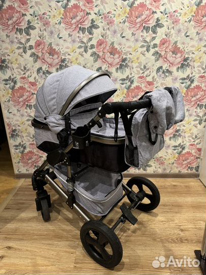 Коляска luxmom 555 3в1