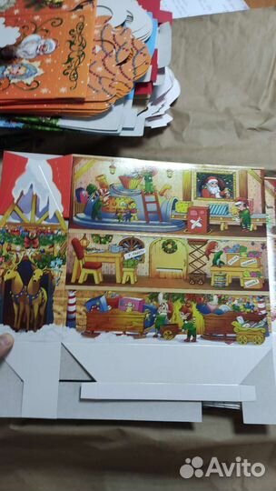 Упаковка коробки для сладких Новогодних подарков