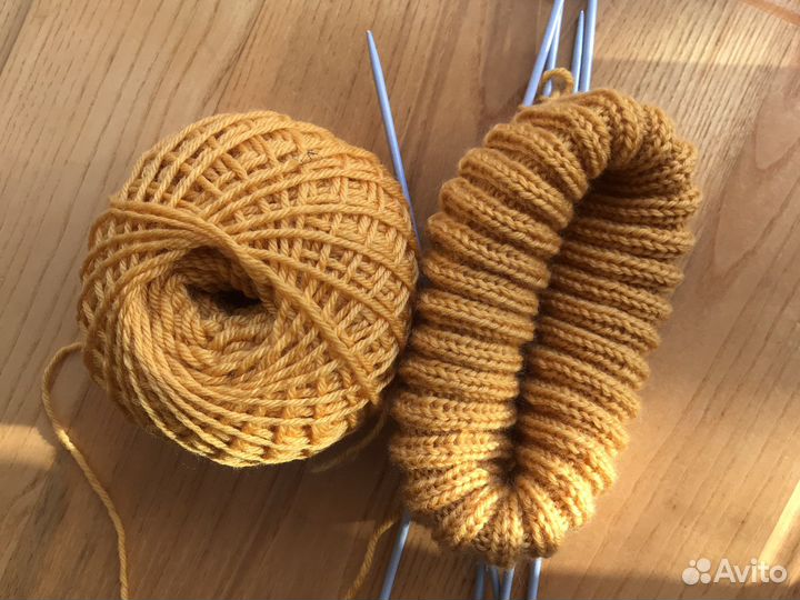 Вязаная шапка мужская