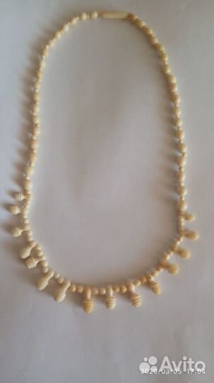Бусы новые из кости Вьетнам 53 см