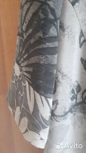 Платье женское 48 размер серое с подкладом, италия