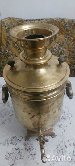 Самовар на дровах старинный