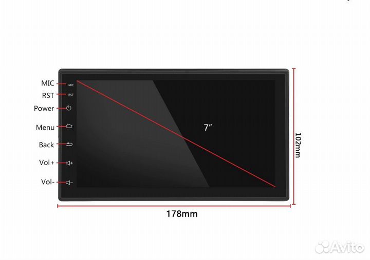 Магнитола Android 9 для Nissan. Новая