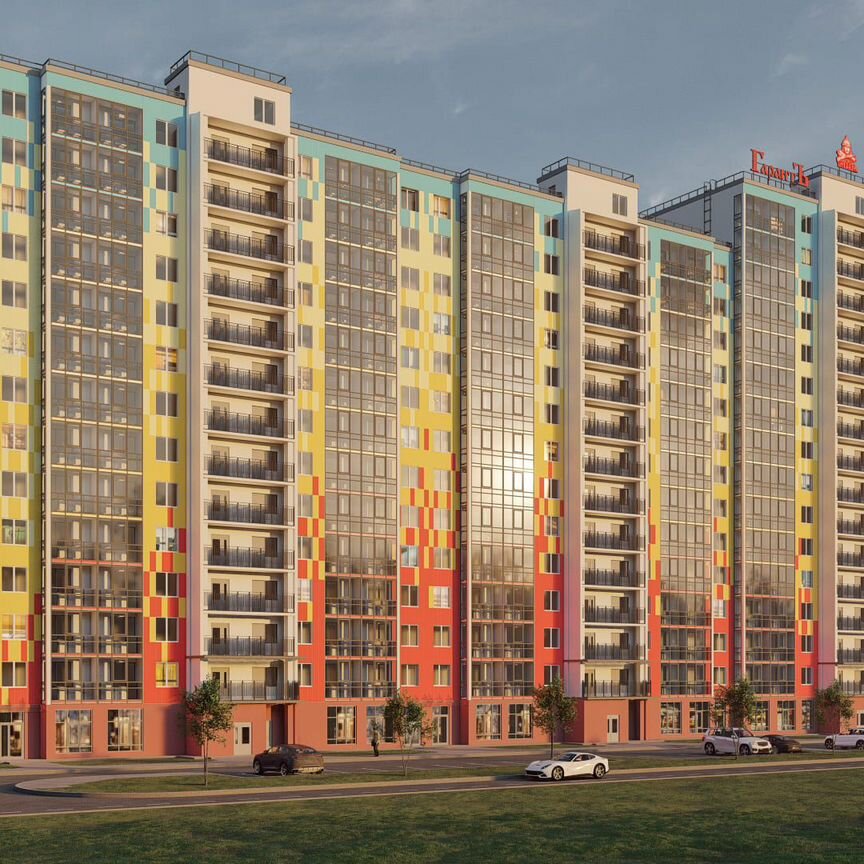 2-к. квартира, 63,5 м², 7/15 эт.