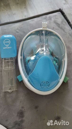 Маска для подводного плавания с трубкой