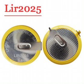 Аккумулятор батарейка LIR2025 LIR2032 3.6v