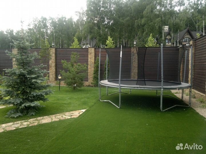 Газонная трава в рулонах